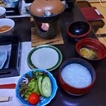 泉岳舘 - 炭酸泉のお粥