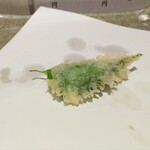 葉むら - 山芋の大葉揚げ