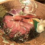 ととや - 話し込んで写真撮るのを忘れたので去年のマグロを。