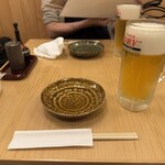 八たん - 生ビール着♪