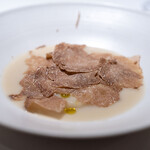 レストラン オオツ - 2025.10 アルバ産白トリュフ コザワ産産熟成じゃがいもラビオリ