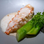 レストラン オオツ - 2025.10 駿河湾産ラングスティーヌ オーストラリア産グリーンアスパラガス