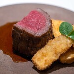 レストラン オオツ - 2025.10 采女牛テンダローイン 松茸フライ