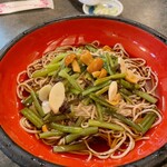 秋月そば - 冷やし山菜そば