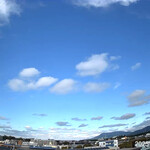 割烹 一の矢 - 松見公園に近い自宅から見ると筑波山はほぼ真北。割烹一の矢はその手前にある。
