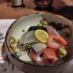 五常 - お刺身盛り合わせ850円税込