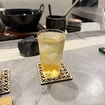 割烹こめを - おくみどり　お茶割り　1200円