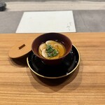 割烹こめを - 茶碗蒸し（長野県マッシュルーム）