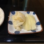 金寿司 - ガリ(甘酢、塩)