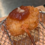 串揚げ専門店 健串 - 牛蒡の豚肉巻き