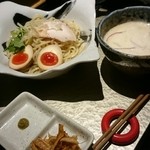 鳥sobaつけ麺。マイルドクリーミー