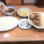 中国料理幸来 - 唐揚げ定食