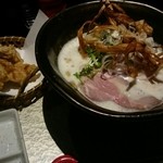 鳥soba 800円に鳥天3個セット