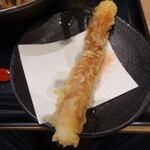 山下本気うどん - ちくわ天ぷら