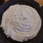 山下本気うどん - 白い明太チーズクリームうどん