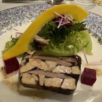 Karuizawa Hotel Soyokaze - フォアグラとカモの燻製のテリーヌポルト酒風味