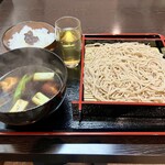 手打ち蕎麦 樹 - 鳥蕎麦と蕎麦の実入り土鍋炊きご飯
