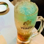 屋上ビアガーデンJU-JU - ツレが作って来た得体の知れない酒！(見た目に反して味は意外と美味かったw)
