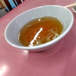 美華 - 麻婆丼付属のスープ