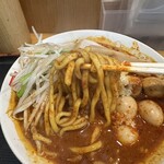 味噌麺処 花道庵 - 【番長ラーメン＝中太ストレート麺】
