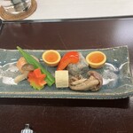 御料理　山上 - 前菜盛り合わせ