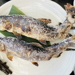 鈴森の湯 - 岩魚の塩焼き（秋）