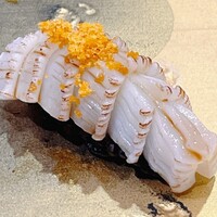 祇園鮨 琢 - 烏賊のからすみ乗せ②