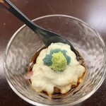 御料理　山上 - 甘エビの卵と甘エビの身