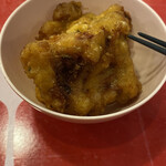 東桜パクチー - 地味な見た目ですが、美味しい‼️衣がスパイシー。