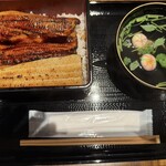うな重 - うな重　黒白　大