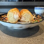 福神来々 - 蟹の周りにクリームが詰まっていて結構なボリュームです。