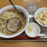 スガキヤ - 料理写真:スガ・ジロー五目セット(ニンニク別皿)