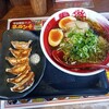 らーめん八角 - 八角味玉らーめん+餃子