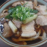 いずみ食堂 - ブタ肉きのこ蕎麦大盛り