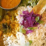 ムムムカリー - 左上がホームメイド・トマト・チャト二　100円