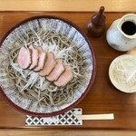 蕎麦処 樹樹 - 翌日食べた「鴨ぶっかけ蕎麦」（1200円）