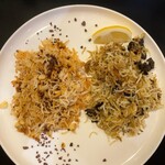 ビリヤニ大澤 - レモンをかけると美味しさが増す