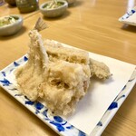 天ぷら よこい - ●一皿目
      ・鱧
      ・穴子
      ・鱚