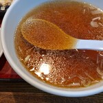 千徳 - スープがこの量。飲むのがつらい