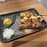 カープ鳥 - 羽月隆太郎（ぼんじり）・小園海斗（うずら玉子肉巻き）・島内颯太郎（銀皮）