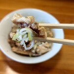 白河手打ち麺 ひかる - とろふわの鶏肉が旨い！