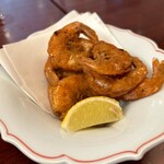 魚八 - ガーリックシュリンプ　550円