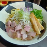 鶏paitan 心麦 - 鶏paitanまぜそば