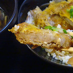 和寒雪割そば - カツ丼650円