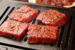 焼肉グレート - 必食の厚切りハラミ。