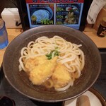 山下本気うどん - 鶏天うどん