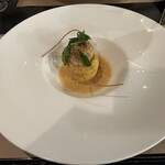 サッポリーニ - 白子、枝豆、エビのソース