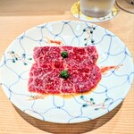 東麻布 天本 - ニタリクジラの尾のみ