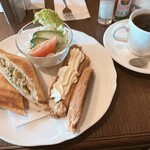 珈琲 伊藤 - プレスサンド セット 900円