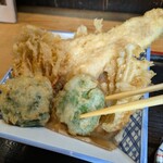 や乃家 - 肉厚のピーマン